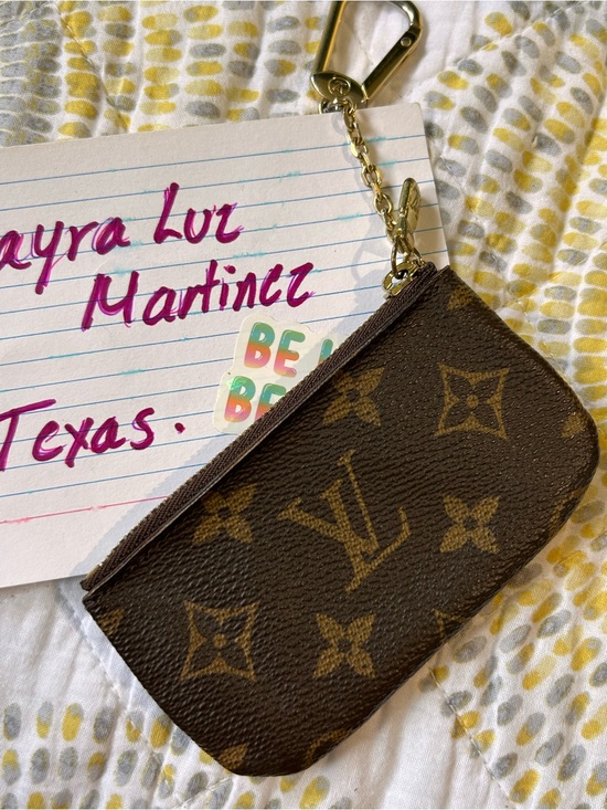 Louis Vuitton Other - Louis Vuitton Brown Monogram Key Pouch with Gold Hardware